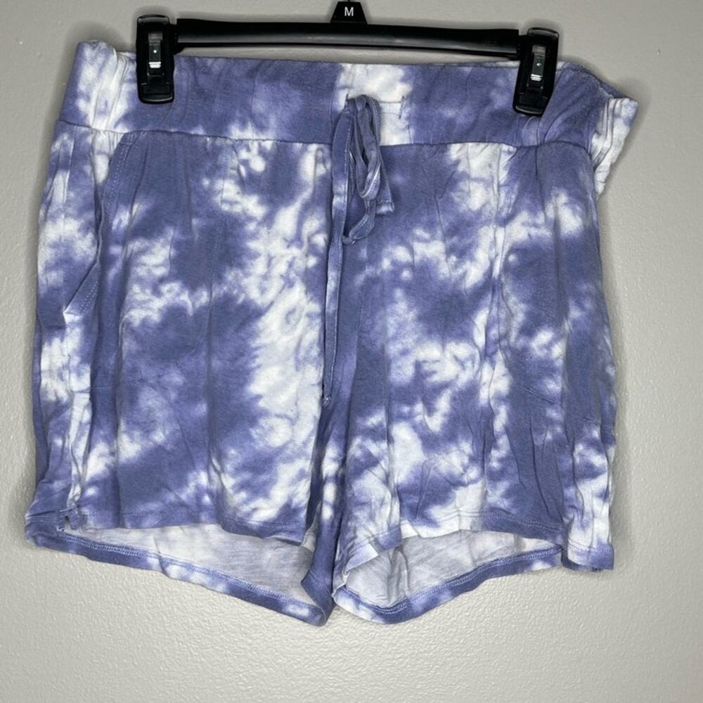 Wildfox Blue and White Tie Dye Buttery Soft Cozy Womens Size Large